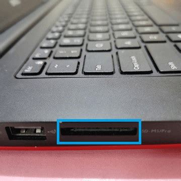 find sd card slot on this computer.